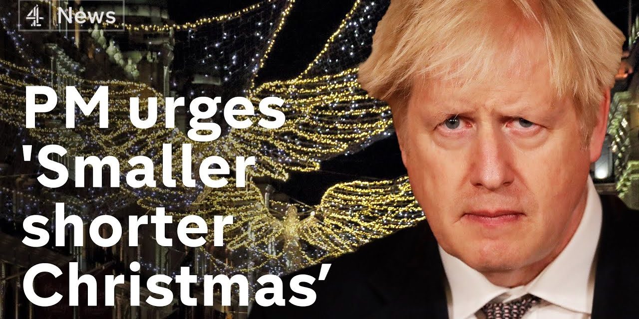 Boris Johnson calls on UK to have ‘smaller’ Christmas – to reduce Covid spread