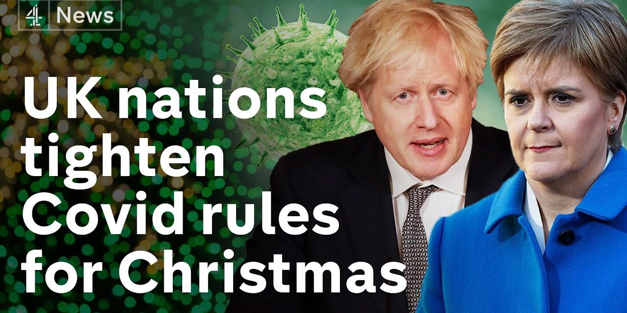Covid-19: UK nations tighten Xmas rules – amid fears new strain speeds up spread