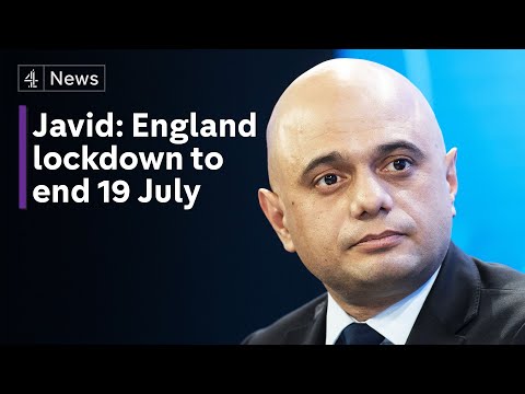 Covid: Health Secretary Sajid Javid determined to end England lockdown on 19 July