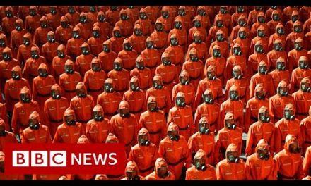 North Korea’s military parade features hazmat suits and gas masks – BBC News